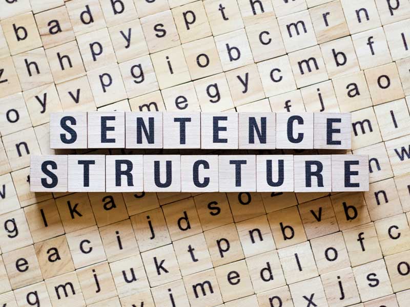 ساختار جمله در انگلیسی